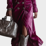 Vera - Samt Blazer Maxi Kleid