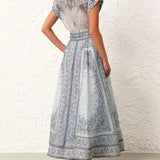 Marion | Zweiteiler mit Boho-Druck