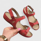 Waltraud | Bequeme flache Sandalen