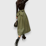 Elina - Eleganter Midi-Rock in A-Linie