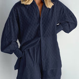 Jutta | Leichtes Set aus Hemd und Shorts