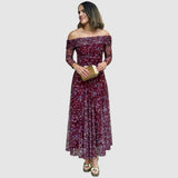 Heidi | Kleid mit schulterfreien Ärmeln