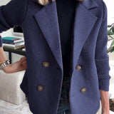 Amora - Eleganter Blazer mit Geflochtenen Ärmeln