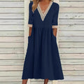 LIVIA | MIDILANGE SPITZENKLEID