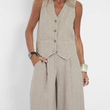 Martina | Set aus Weste und weiter Hose