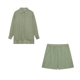 Jutta | Leichtes Set aus Hemd und Shorts