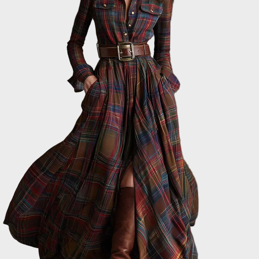 Evelyn - Klassisches Elegantes Hemdkleid