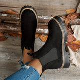 Cäcilia | Chelsea-Stiefelette mit Profilsohle