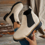 Cäcilia | Chelsea-Stiefelette mit Profilsohle