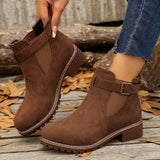 Berta | Chelsea-Stiefelette mit Schnallenriemen