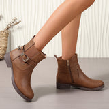 Auguste | Chelsea-Stiefelette mit Westernschnalle