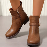 Auguste | Chelsea-Stiefelette mit Westernschnalle