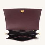 Mini Flap Crossbody - Brown Croc