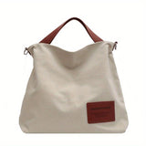 Canvas Schultertasche Damen – Zeitlose Crossbody Bag mit Reißverschluss