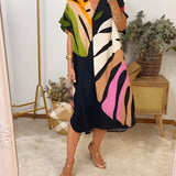 Heidi | Kleid mit abstraktem Muster