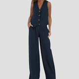 Martina | Set aus Weste und weiter Hose