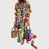 Renate | Elegantes Maxikleid im Boho-Stil