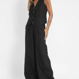 Martina | Set aus Weste und weiter Hose