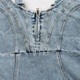 Marlene | Jeanskleid mit verstellbaren Trägern