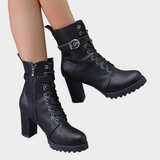 Regine | Stiefelette mit ausgestelltem Absatz