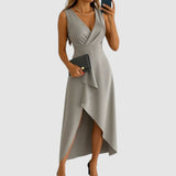 Frieda | Elegantes Wickelkleid mit V-Ausschnitt