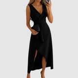 Frieda | Elegantes Wickelkleid mit V-Ausschnitt