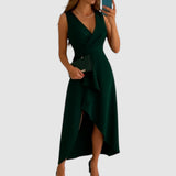 Frieda | Elegantes Wickelkleid mit V-Ausschnitt
