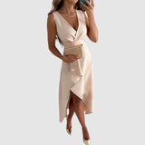 Frieda | Elegantes Wickelkleid mit V-Ausschnitt