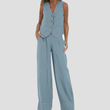 Martina | Set aus Weste und weiter Hose