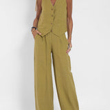 Martina | Set aus Weste und weiter Hose
