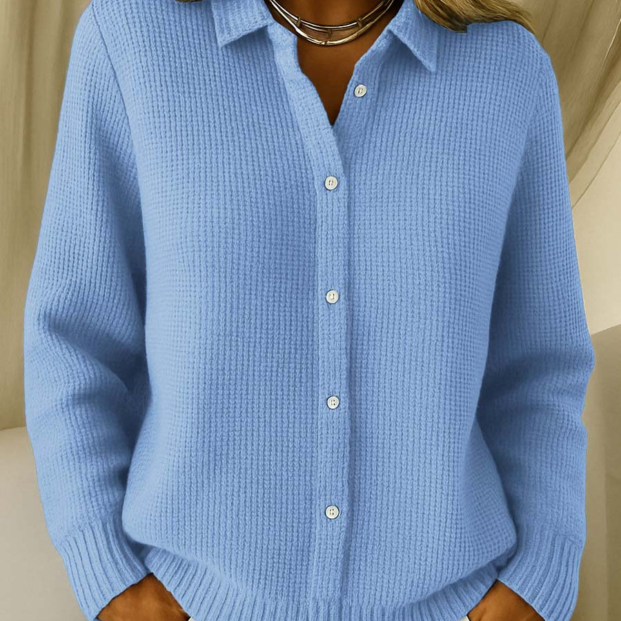 Katrina | Cardigan à boutons en tricot texturé