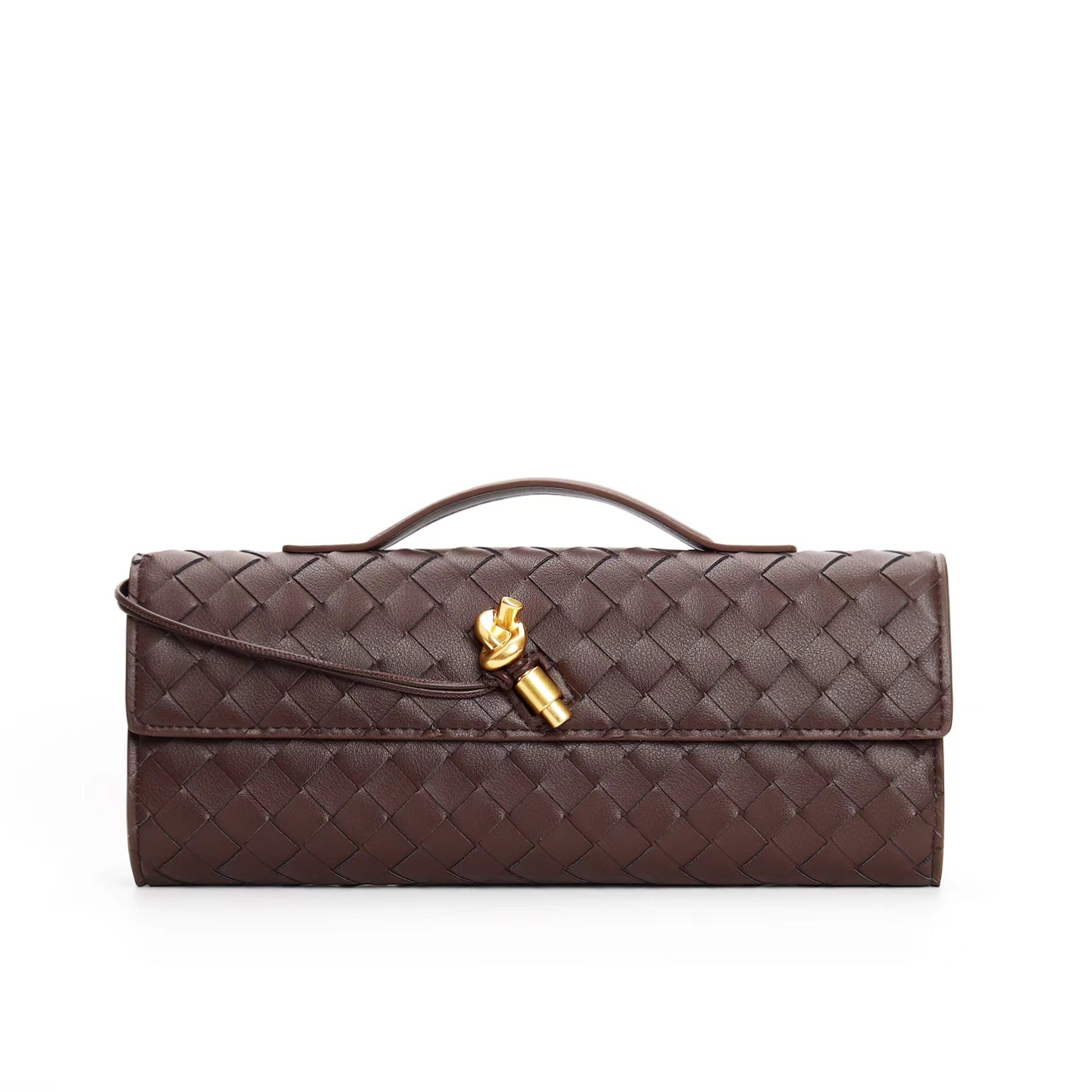 Geflochtene Damen Clutch aus Echtleder – Elegant & Vielseitig