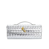 Geflochtene Damen Clutch aus Echtleder – Elegant & Vielseitig
