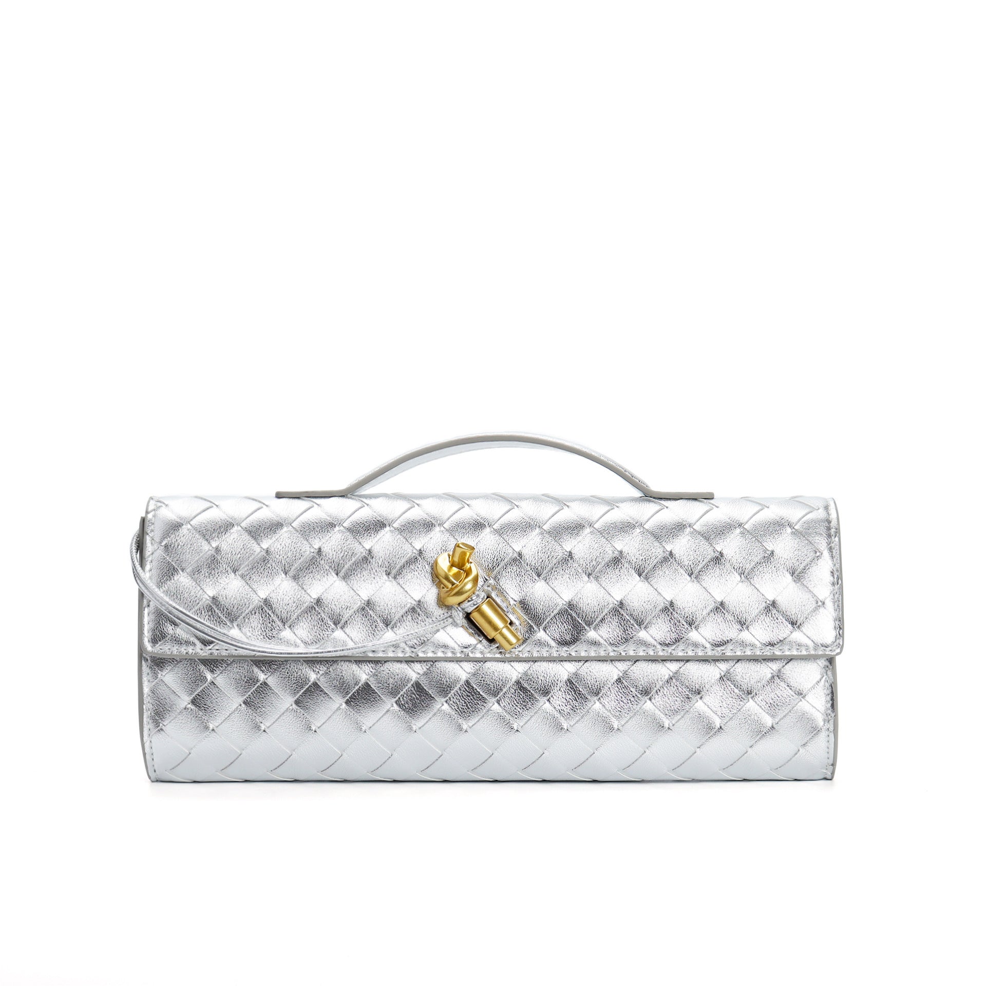 Geflochtene Damen Clutch aus Echtleder – Elegant & Vielseitig