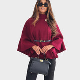 Selviora – Elegante Jacke mit Schmetterlingsärmeln und Gürtel
