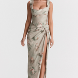 Katja | Figurbetontes Kleid mit Schlitz