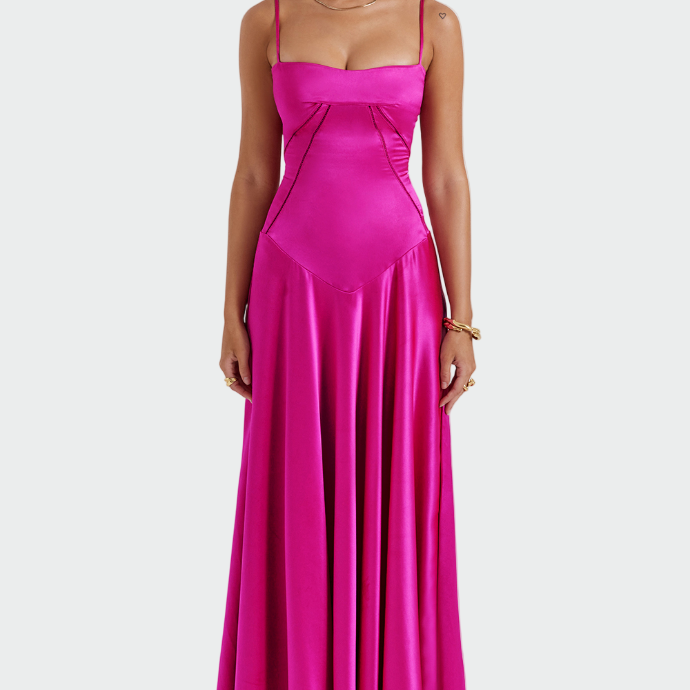 Petra | Satin-Damenkleid