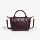 Geflochtene Mini-Tasche Damen – Kompakte Crossbody Bag mit Schulterriemen