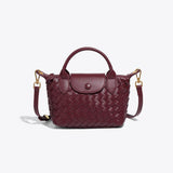 Geflochtene Mini-Tasche Damen – Kompakte Crossbody Bag mit Schulterriemen
