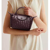 Geflochtene Mini-Tasche Damen – Kompakte Crossbody Bag mit Schulterriemen