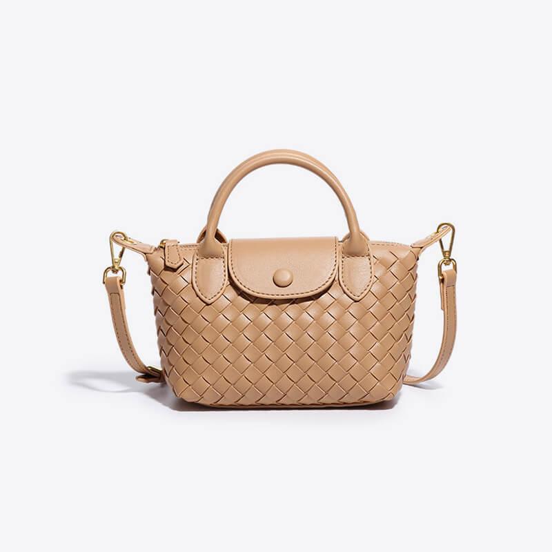 Geflochtene Mini-Tasche Damen – Kompakte Crossbody Bag mit Schulterriemen