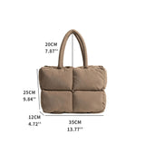 Puffer Schultertasche Damen – Stylische Alltagstasche für Arbeit & Freizeit