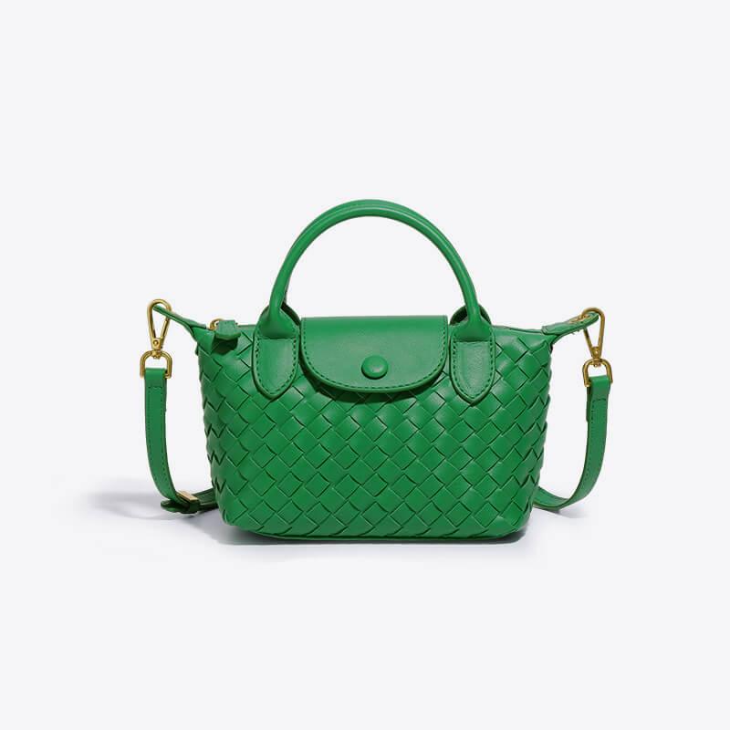 Geflochtene Mini-Tasche Damen – Kompakte Crossbody Bag mit Schulterriemen
