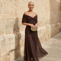 Reagan | Elegantes Braunes Kleid