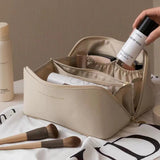 Kosmetiktasche Reise Groß – Eleganter Make-up Organizer für Damen mit Reißverschluss