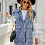 Susanne ärmellose Denim-Weste, weitere Ansicht – Elara München