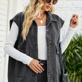 Susanne | Ärmellose Denim-Weste