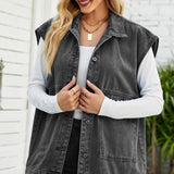 Susanne | Ärmellose Denim-Weste