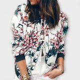 Andreia - Elegante Bomberjacke mit floralen Mustern