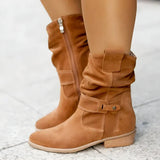 Waltraud | Stiefel mit niedrigem Absatz